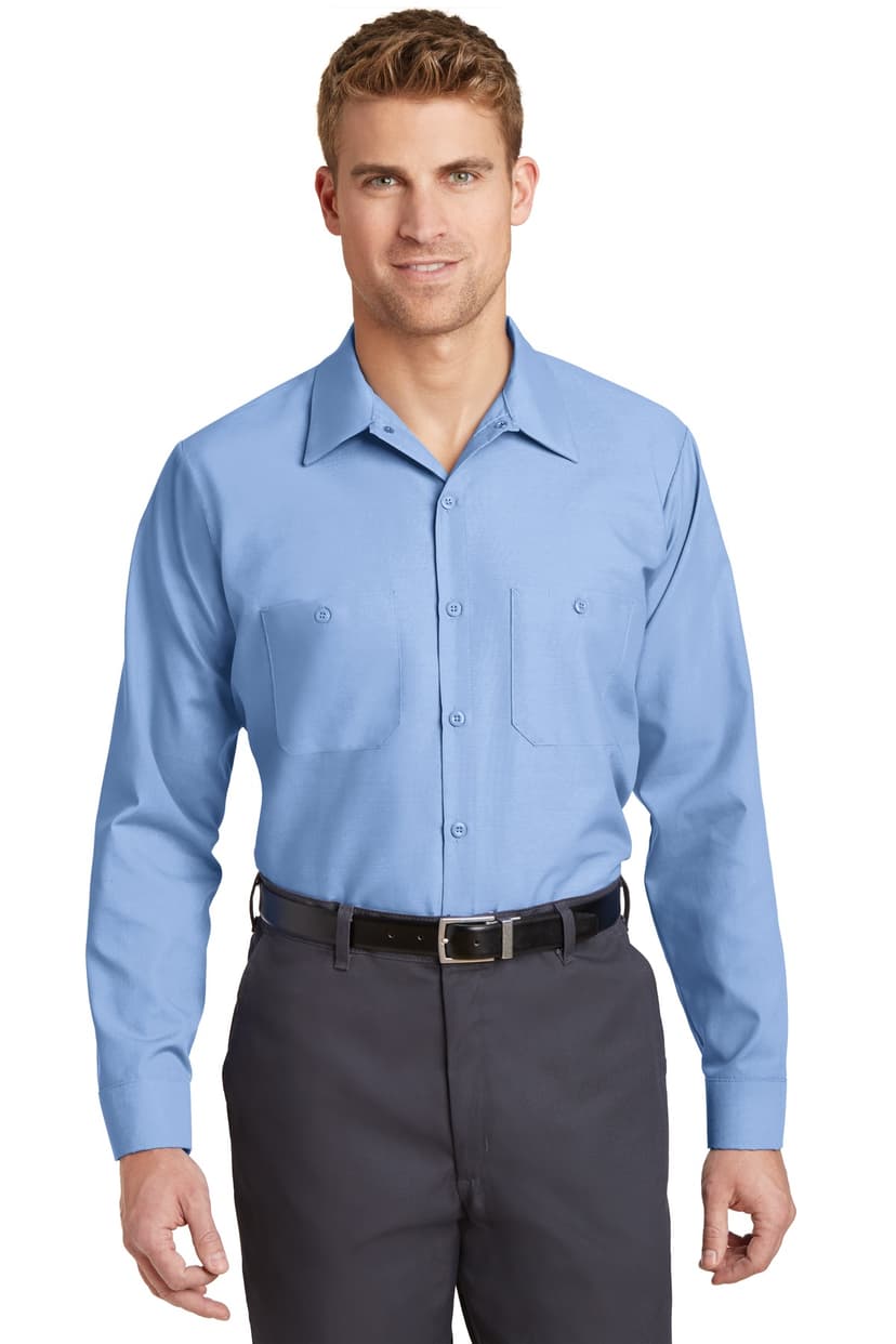 Red Kap Long Sleeve Industrial Work Shirt.