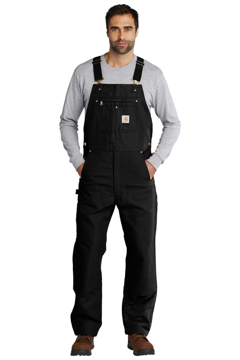 Carhartt Duck Unlined Bib Overalls.