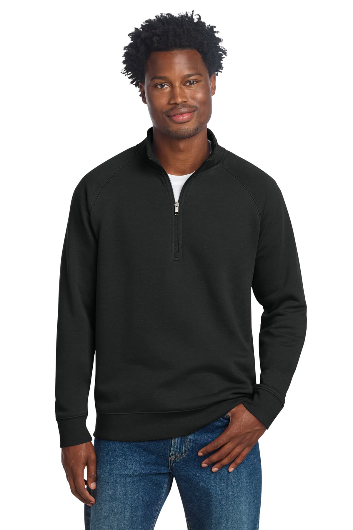 Sport-Tek Drive Fleece 1/4-Zip Pullover in Black