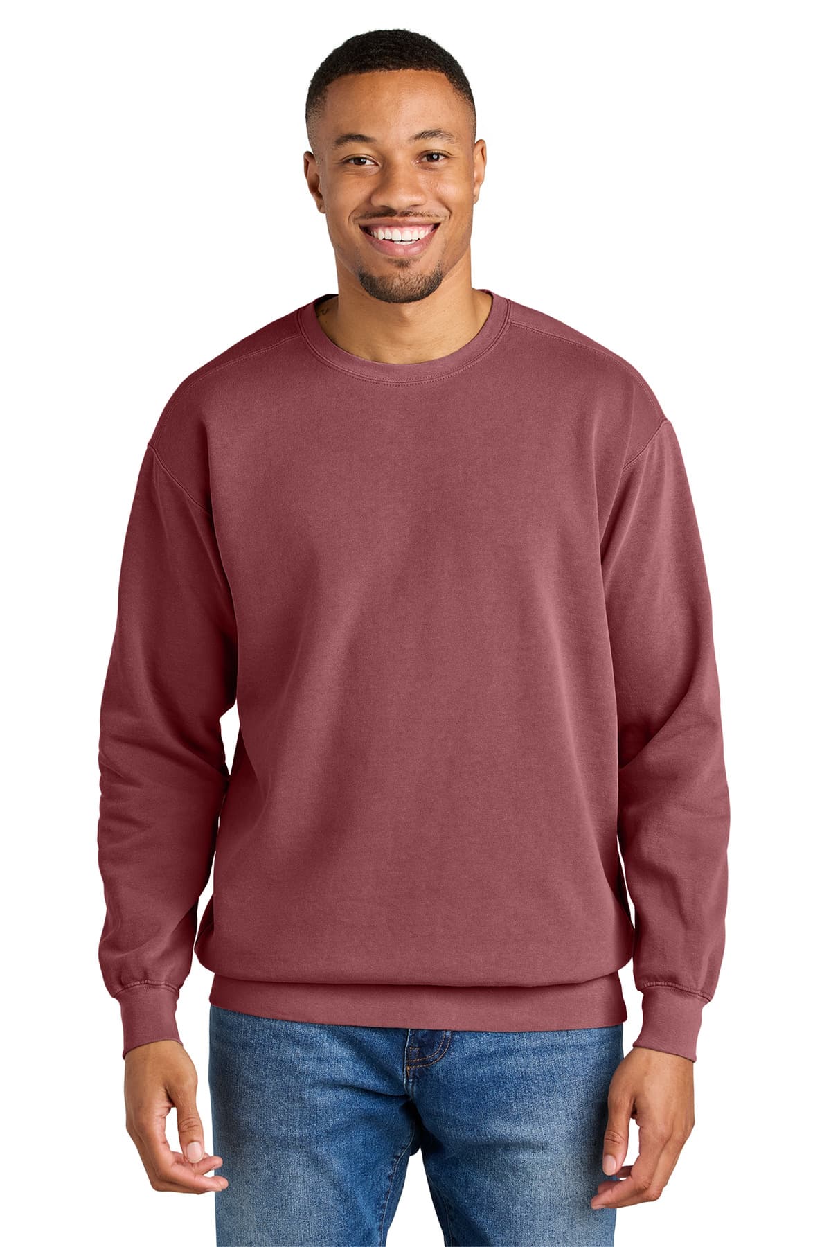 Comfort Colors COMFORT COLORS  Ring Spun Crewneck Sweatshirt. in Crimson