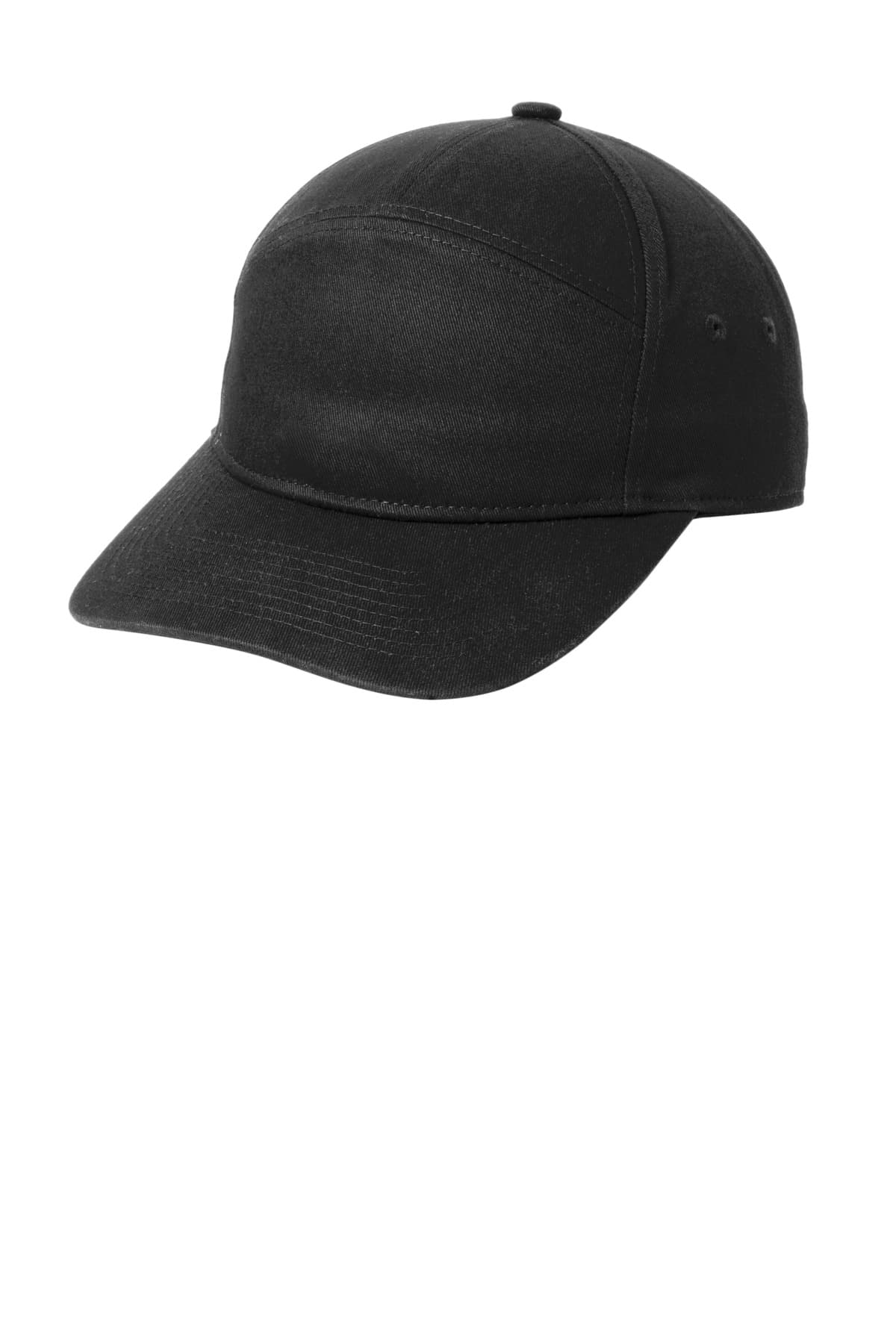 Port Authority 7-Panel Cap in Black