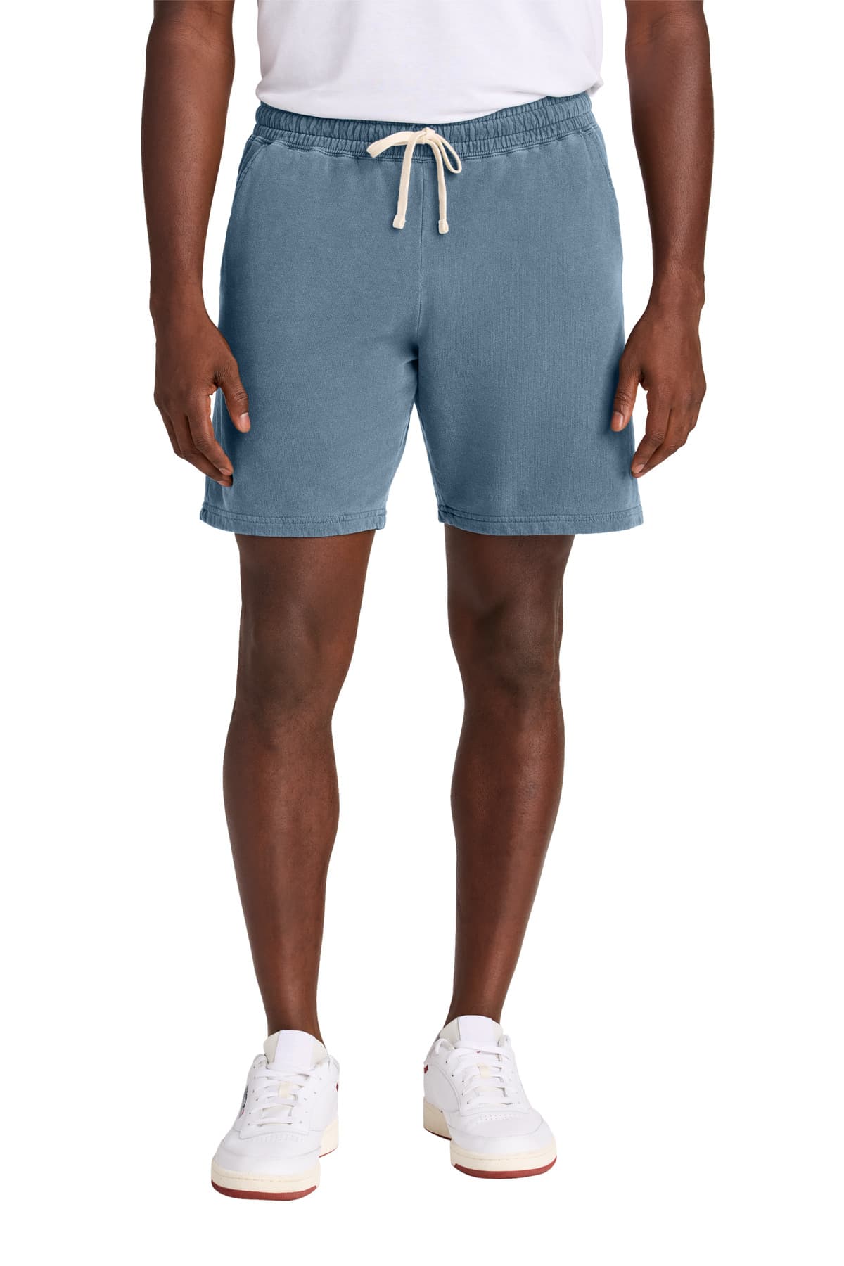 Comfort Colors Lightweight Sweatshort in Blue Jean