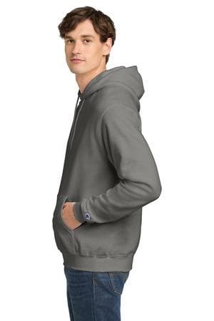 Champion Powerblend Pullover Hoodie in Black